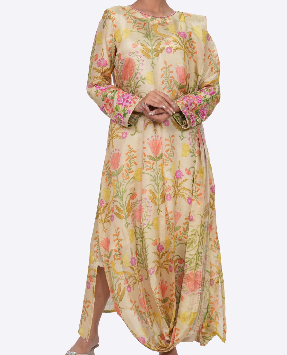 Cropped Faux Leather Jacket